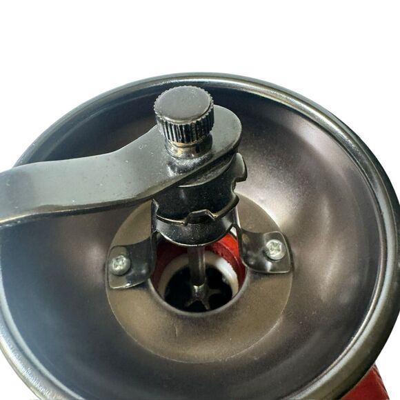 Vintage Cafe Coffee Mill Grinder with Porcelain- Floral- Fast Shipping - Picture 8 of 16